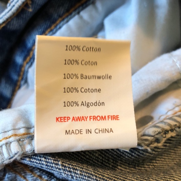 ALICE & YOU Size 26 Denim Shorts Floral Embroidered Fold-Hem Distressing $69NEW - Picture 13 of 16